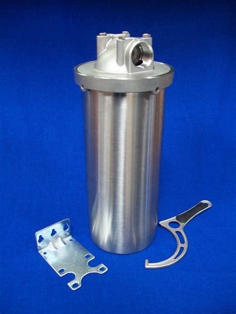 metal water filter housing|2 inch water filter housings.